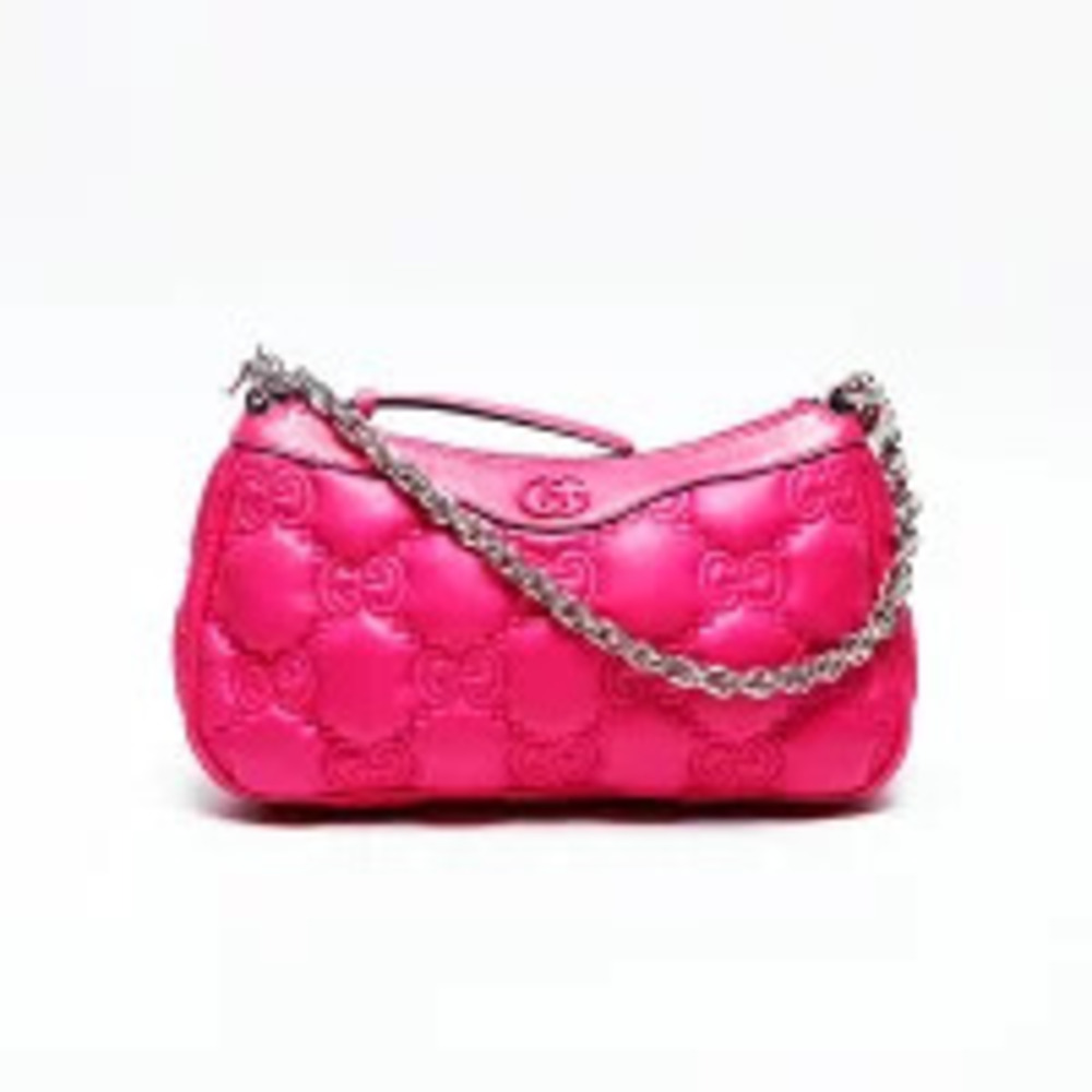 Gucci GG Matelasse Chain Shoulder Bag Pink - Picture 2 of 13